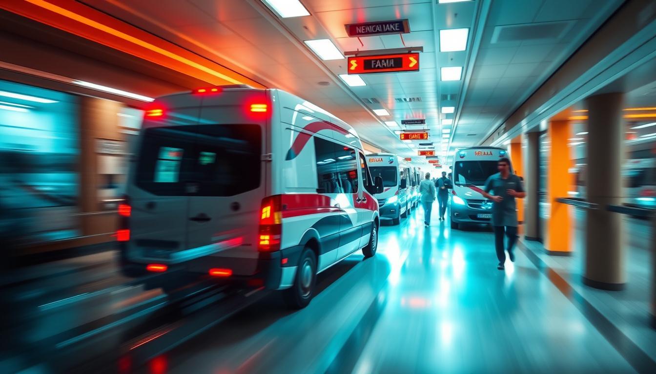 Por que a agilidade no transporte parcial é vital para hospitais